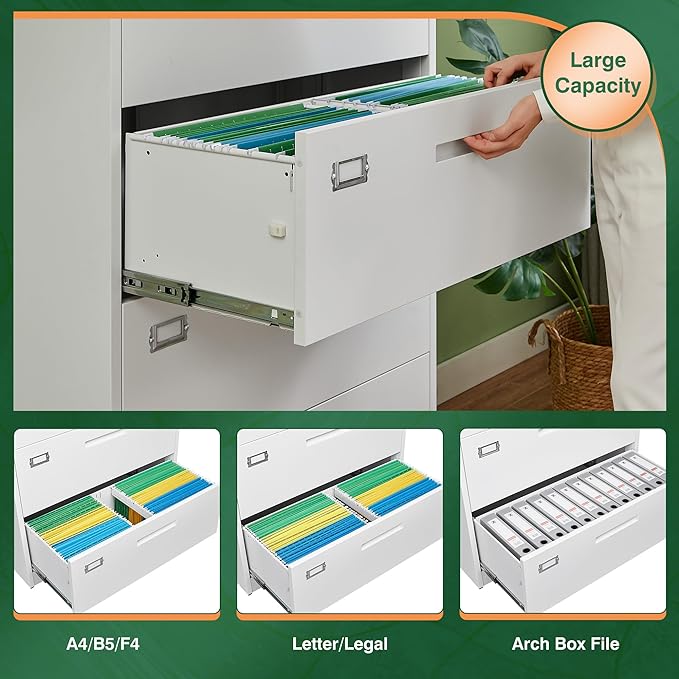 Letaya 4 Drawer File Cabinet - Image 5