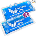 Gel Ice Packs for Injuries Reusable 9.5" x 4.5" – Gel Cold Soft Ice Pack by by KineticLabs