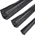 Boao 3 Pieces Cord Protector Wire Loom Tubing Cable Sleeve Split Sleeving by Boao
