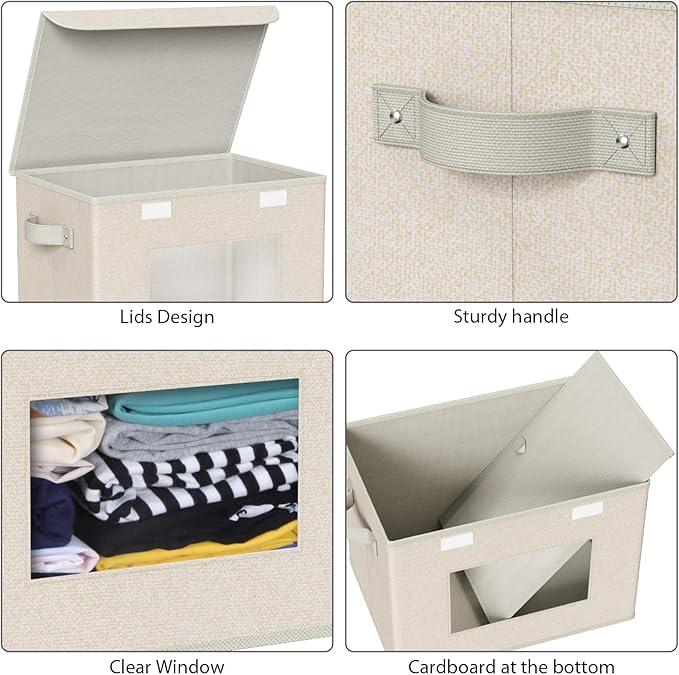Univivi Collapsible Stackable Storage Bins - Image 4