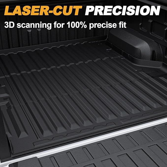Truck Bed Mat for Ford Ranger 2025 2024, All Weather Truck Bed Liner for 2025 - Image 2