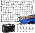 Amiss 4' x 6' Stretches to 8' x 12' Truck Cargo Net, Roof Rack Cargo Net by Amiss