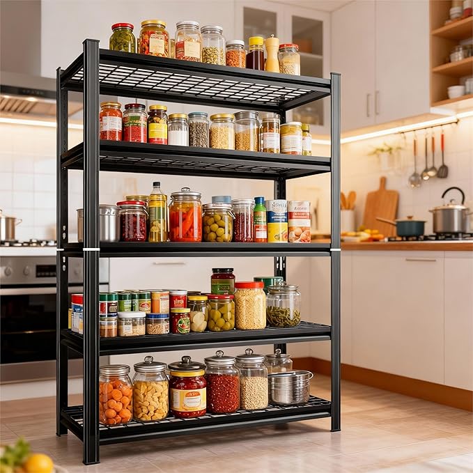 48''W Wire Garage Metal Shelving, 3020 Lbs Heavy-Duty Garage Storage Shelves - Image 6