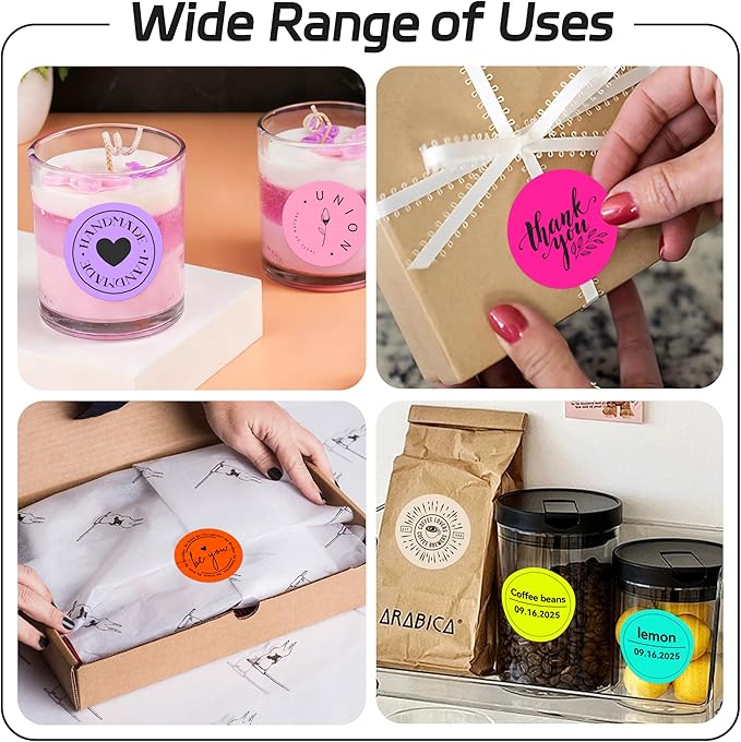 Dot Stickers Labels, 2 inch Circle Garage Sale Sticker 750Pcs Round Thermal - Image 6