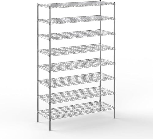 21" Deep x 54" Wide x 86" Height Wire Shelving Kit | 8-Tier | NSF Commercial by Regal+Altair