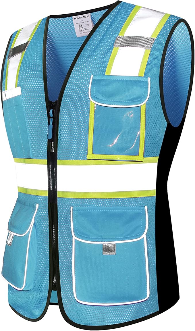Safety Vest for women, Hi vis Reflective Lady Work vest - Image 5