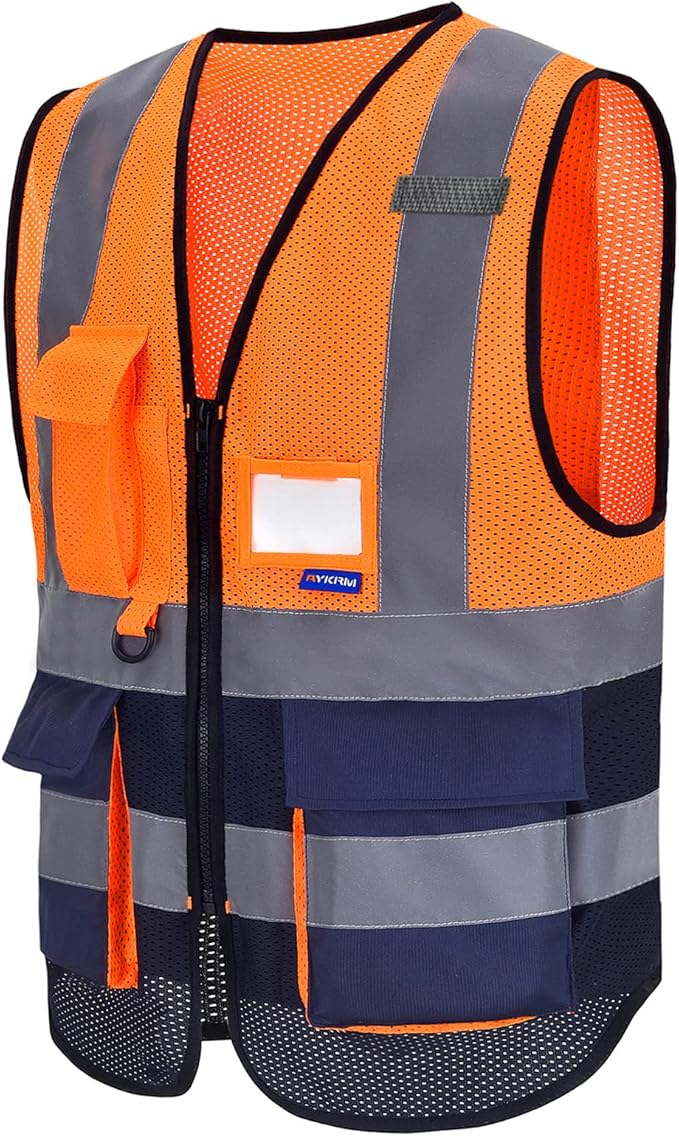 A-SAFETY High Visibility Mesh Safety Reflective Vest - Image 6