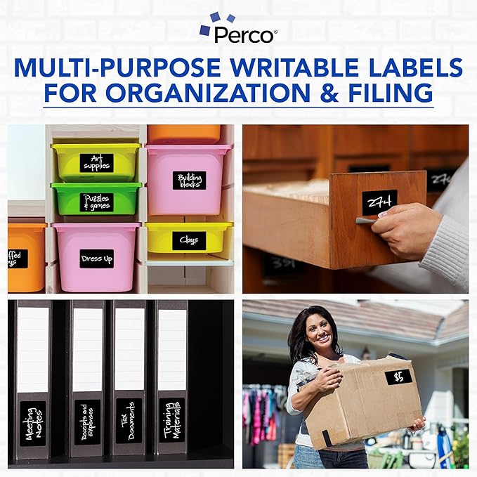 Perco Black Labels 3x5 Inch 500 Stickers/Roll - Image 4