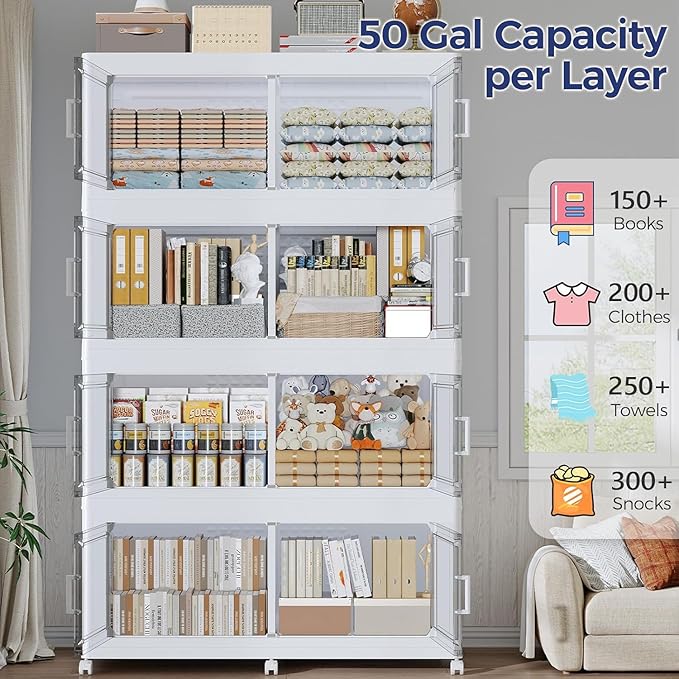 600 QT Extra Large Stackable Storage Bins - Image 3