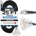 Iron Forge Cable 10 Gauge 25ft Lighted Outdoor Heavy Duty Extension Cord - 15 by IronForgeCable