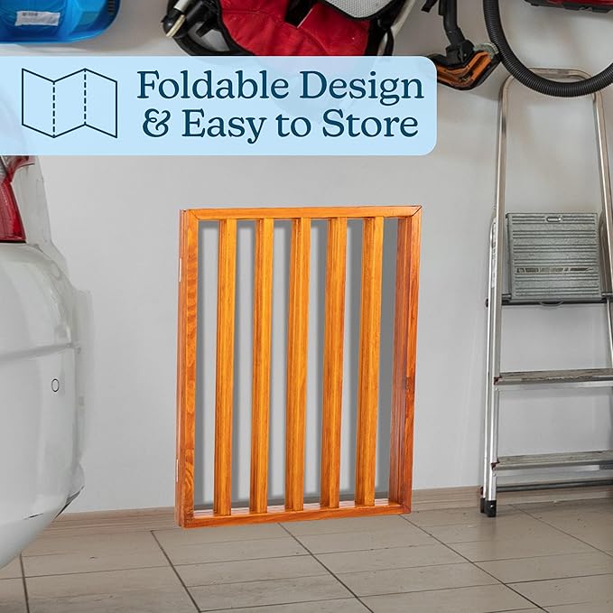 Pet Gate - 3-Panel Indoor Foldable Dog Fence - Image 4