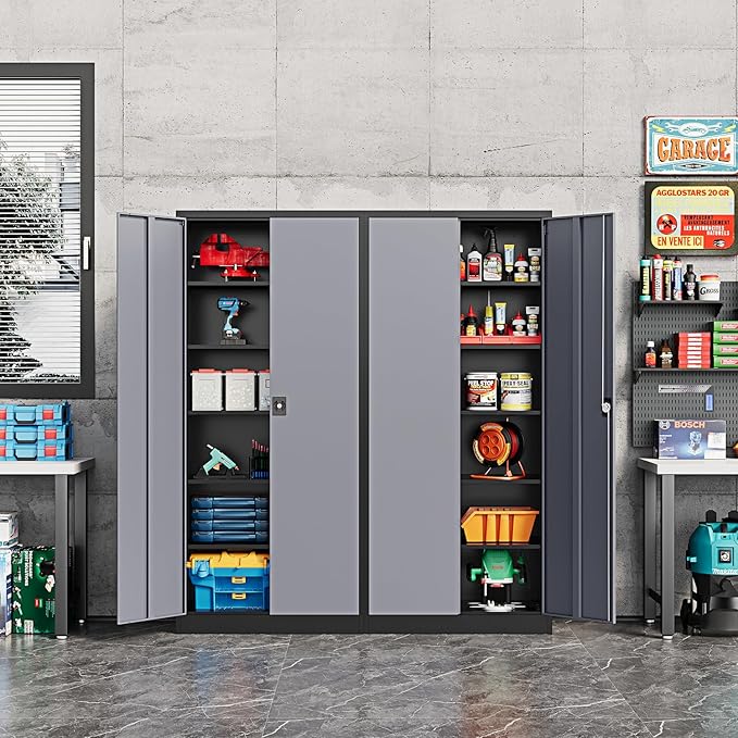 71” Tall Metal Storage Cabinet- Steel File Cabinets - Image 9