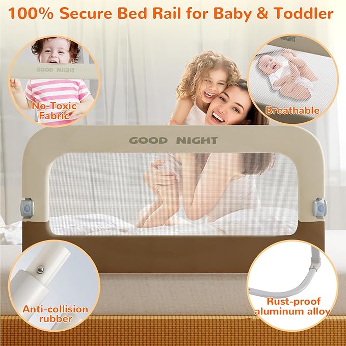 Bed Guard Rail for Toddlers - Image 5