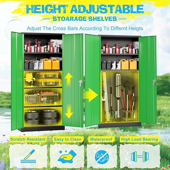 Pataku Metal Storage Cabinet, File Cabinets - Image 6