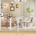 Folding No-Assembly Metal Freestanding Dog Gate by THKKYHomeOfficeFurniture