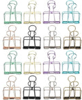 16 Pcs Hollow Binder Clips by Tissting