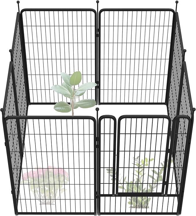 FXW Garden Fence Outdoor for The Yard – 45in x 18.2ft Heavy Duty Metal Animal by FXW