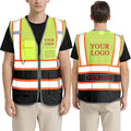 BeautyWill Custom Logo Safety Vest Class 2 High Visibility Reflective Vest by BeautyWill