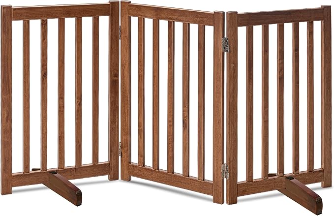 LZRS Freestanding Dog Gate 30 inch Tall by LZRSPET