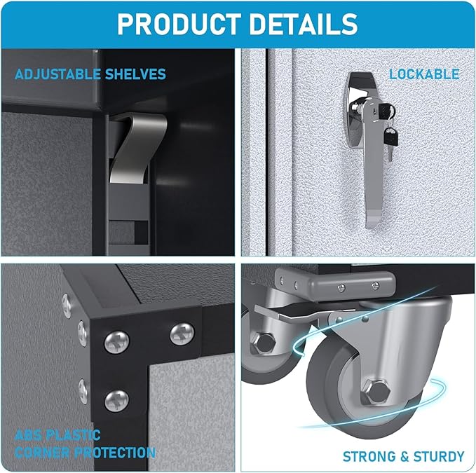 Rolling Garage Storage Cabinet - Image 5