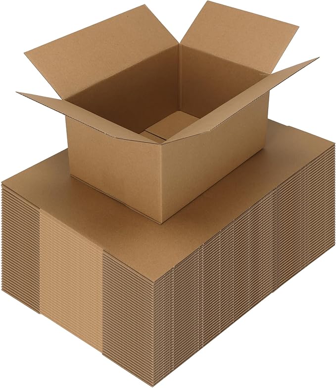 CRUGLA 40 Packs 10x7x5 Shipping Boxes by CRUGLA