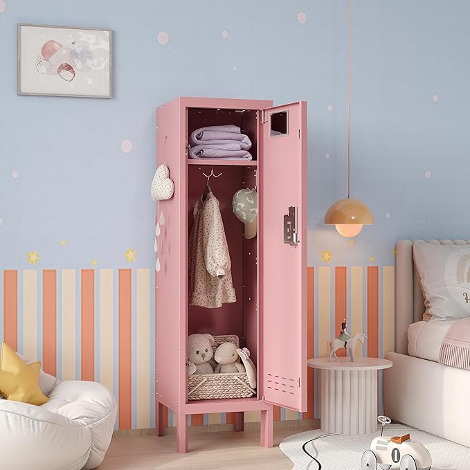 Metal Kids Locker, Metal Cabinet Storage Lockers, Lockable - Image 8
