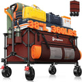 220L Collapsible Wagon Cart Foldable, Utility Carts by Unknown