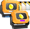 Adelante 2Pack Magnetic Work Light Rechargeable, 1500LM LED Work Light by Adelante