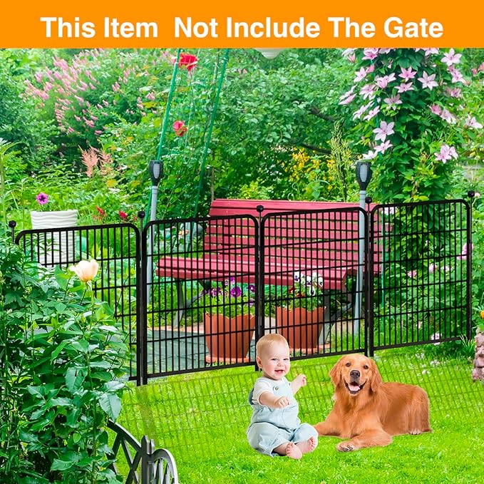 Doorless Dog Digging Fence Barrier, 48in 12 Panels Total 26.6 Ft, Dog Fence - Image 6
