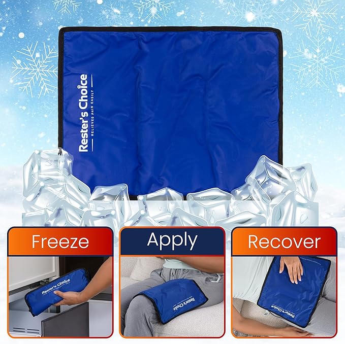 Gel Soft Flexible Ice Pack for Injuries Reusable - Image 4