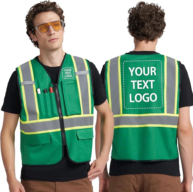 A-KSAFETY Custom High Visibility Reflective Safety Vest by Unknown