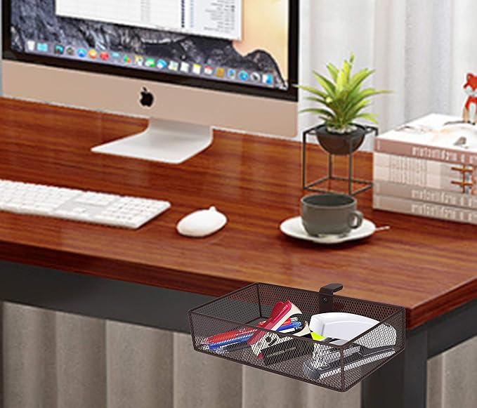 Clip-on Drawer organizers, desk organizer, can be clipped around the table to - Image 5