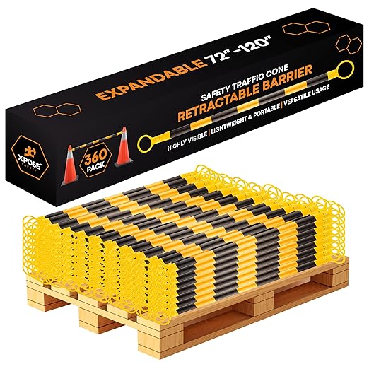 Retractable Barrier for Safety Traffic Cones by XposeSafety