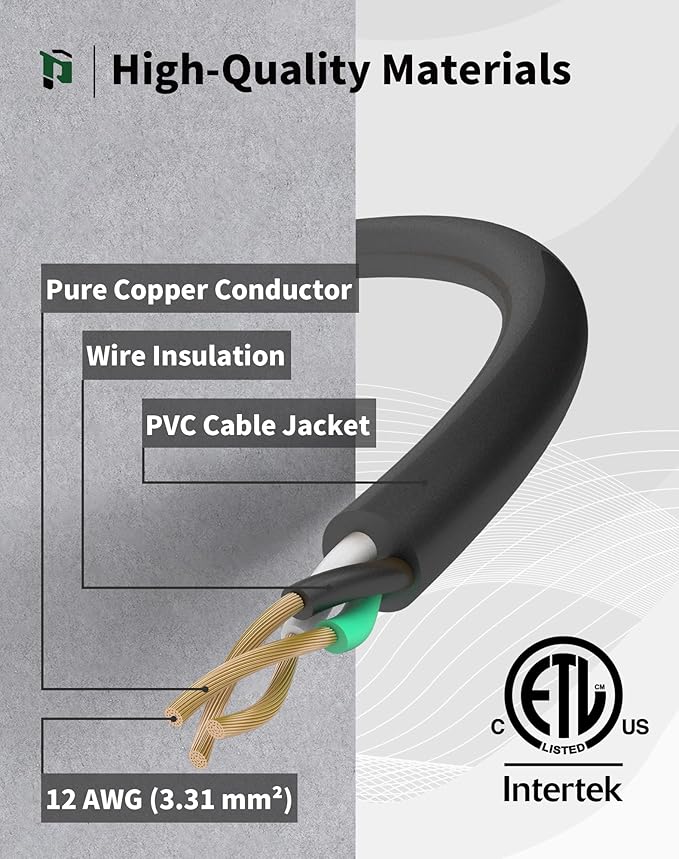 6Ft 12/3 Outdoor Extension Cord - Image 3