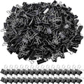 300 Pack Medium Binder Clip, 1-1/4 Inch Metal Black Fold Back Clips, Standard by Nagpew