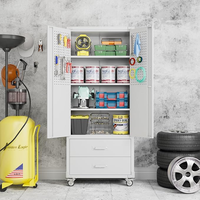 SUXXAN Rolling Storage Cabinet - Image 9