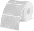 3x2 Inch Holographic Thermal Labels, Shiny Silver Thermal Sticker Labels by Unknown