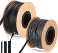 Pangda 300 Feet 1/4, 1/2 Inches Wire Loom PET Expandable Braided Sleeving by Pangda