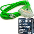 15 ft Outdoor Extension Cord Waterproof by WattsWire