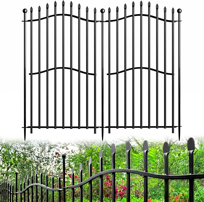 8 Panels Tall No Dig Garden Fence - 40in H x 18ft L - Image 9