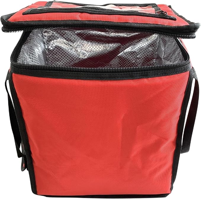 Food Warmer Red Box Carry Bag – Insulated & Heated Storage | Pro-Grade by Unknown