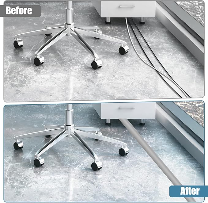 Floor Cord Covers for Wires 10FT Cable Hider Wire Cover Self Adhesive Cord - Image 4