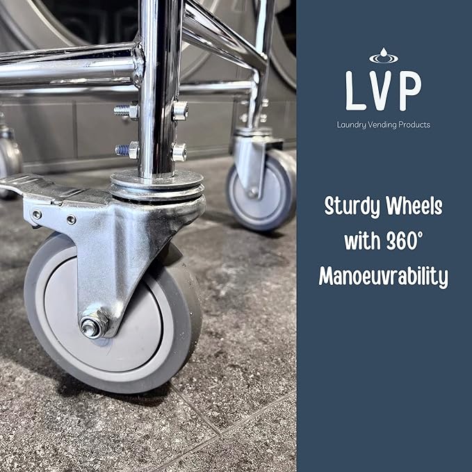 LVP Work Horse Commercial Laundry Cart - Image 2