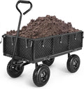 Homdox MAX 880LB Garden Cart, Heavy Duty Garden Wagon, Mesh Foldable Garden Cart by HOMDOX