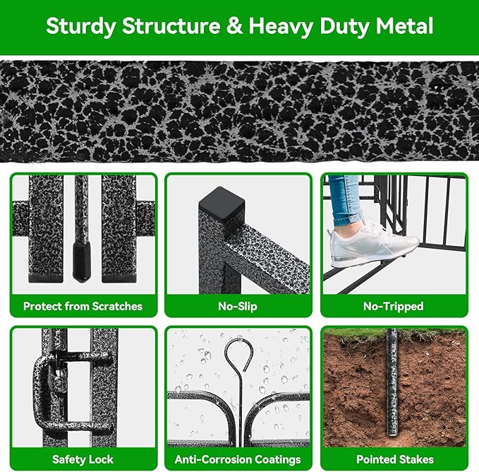 Heavy Duty Dog Playpen: 24 Steel Panels 40" Height, Square Steel Pipe - Image 7