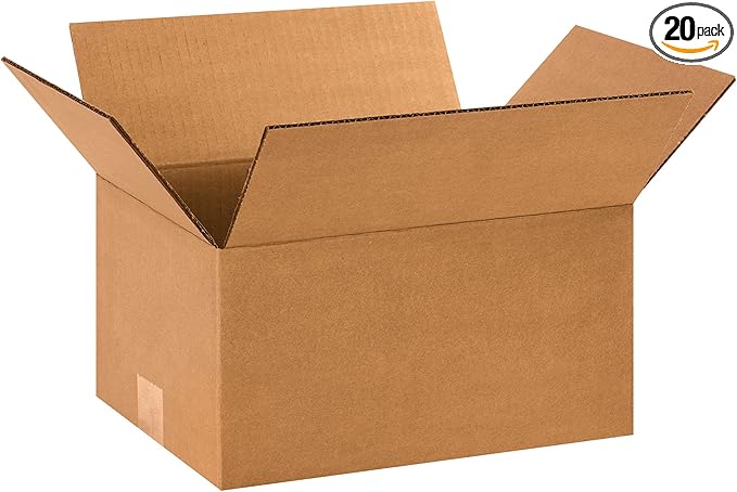 BOX USA Shipping Boxes 9"L x 6"W x 12"H, Packaging and Storage by BOXUSA