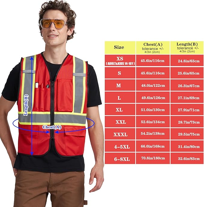 A-KSAFETY High Visibility Safety Vest - Image 4