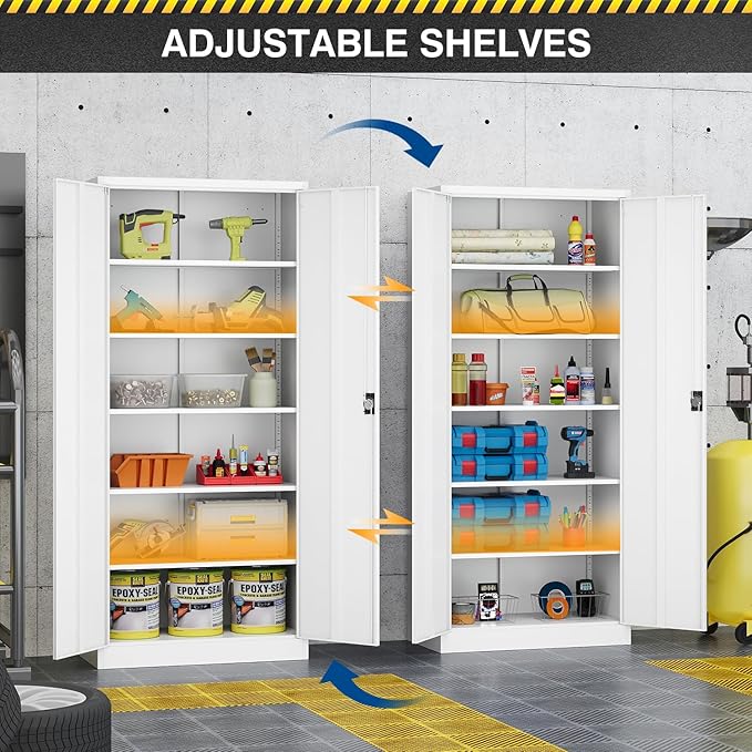 Metal Storage Cabinet-72” Tall Steel File Cabinets - Image 4