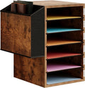 6 Tier Adjustable Countertop Mail Sorter, Mailboxes by Unionly