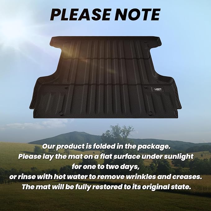 LASFIT Bed Mat for Toyota 2007-2021 Tundra 5.5FT/5.5'Truck Bed Mat All Weather - Image 8